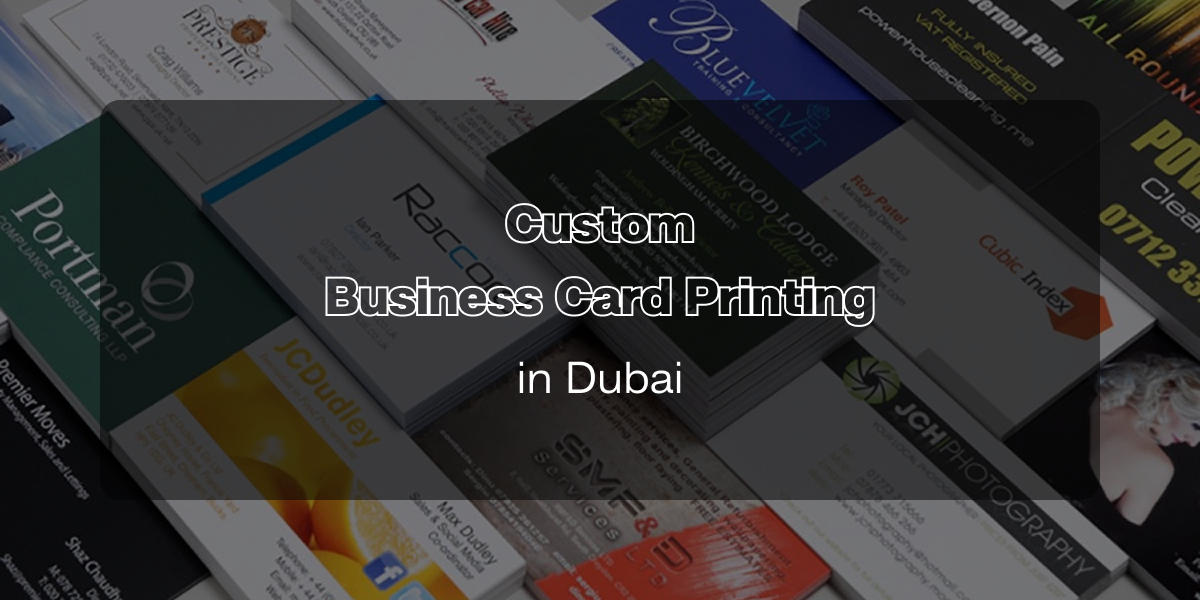 business card printing Dubai